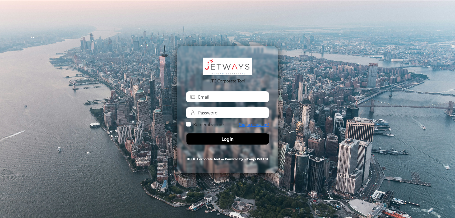 Corporate Self-Booking Tool (SBT)